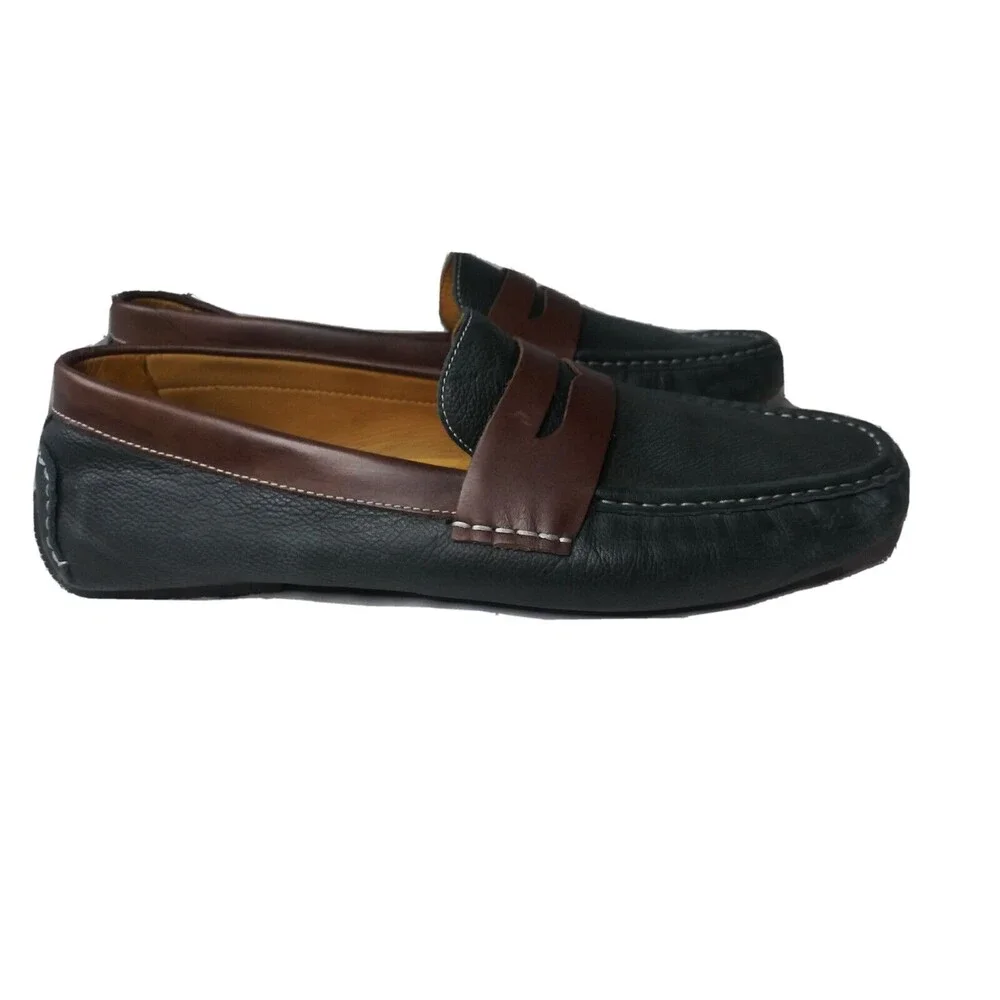 Mercanti Foirentini Relax MF 455 Leather Driver Loafers Men's Shoes Size 13